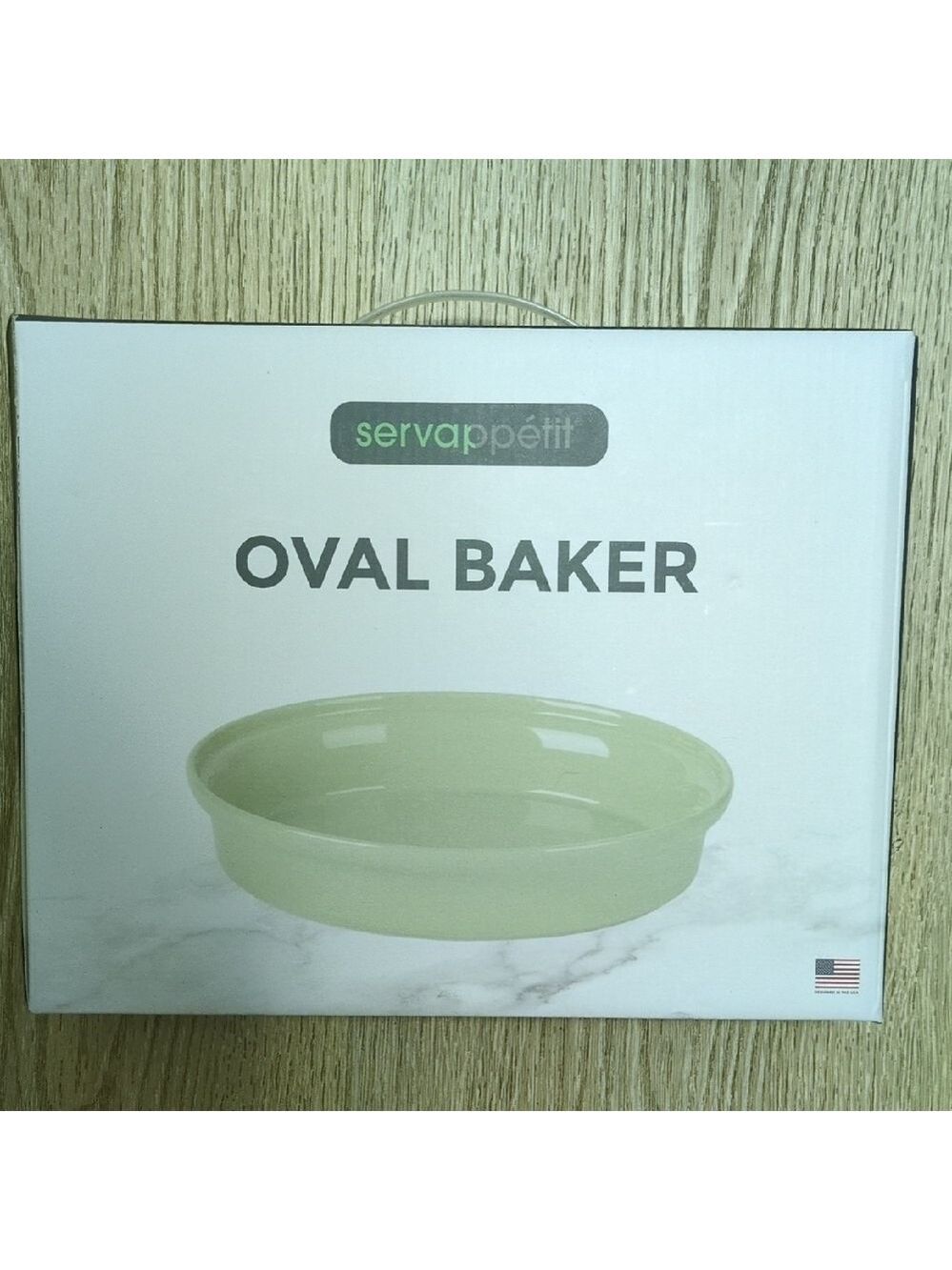 Servappetit Oval Baker Pastel Green